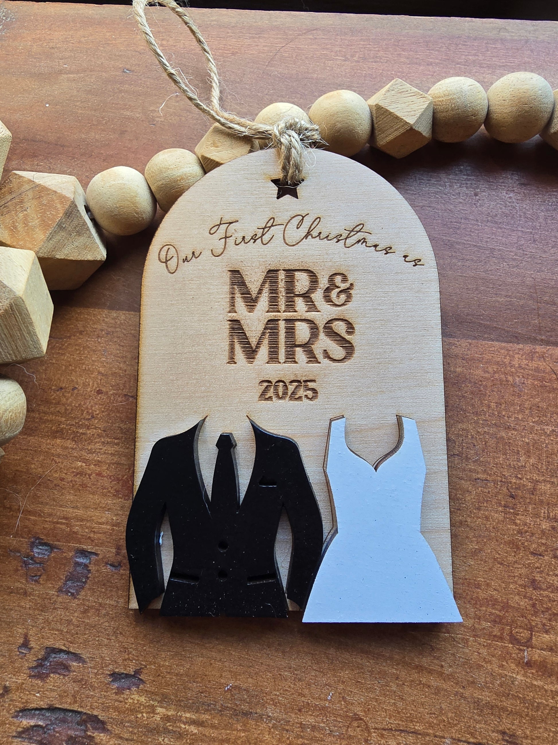 Our First Christmas as MR. & MRS. ornament
