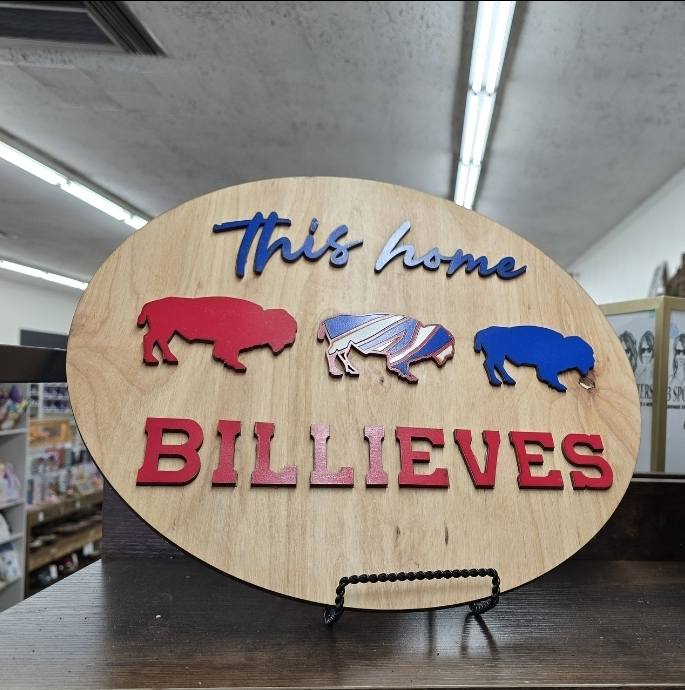 This Home Billieves Sign
