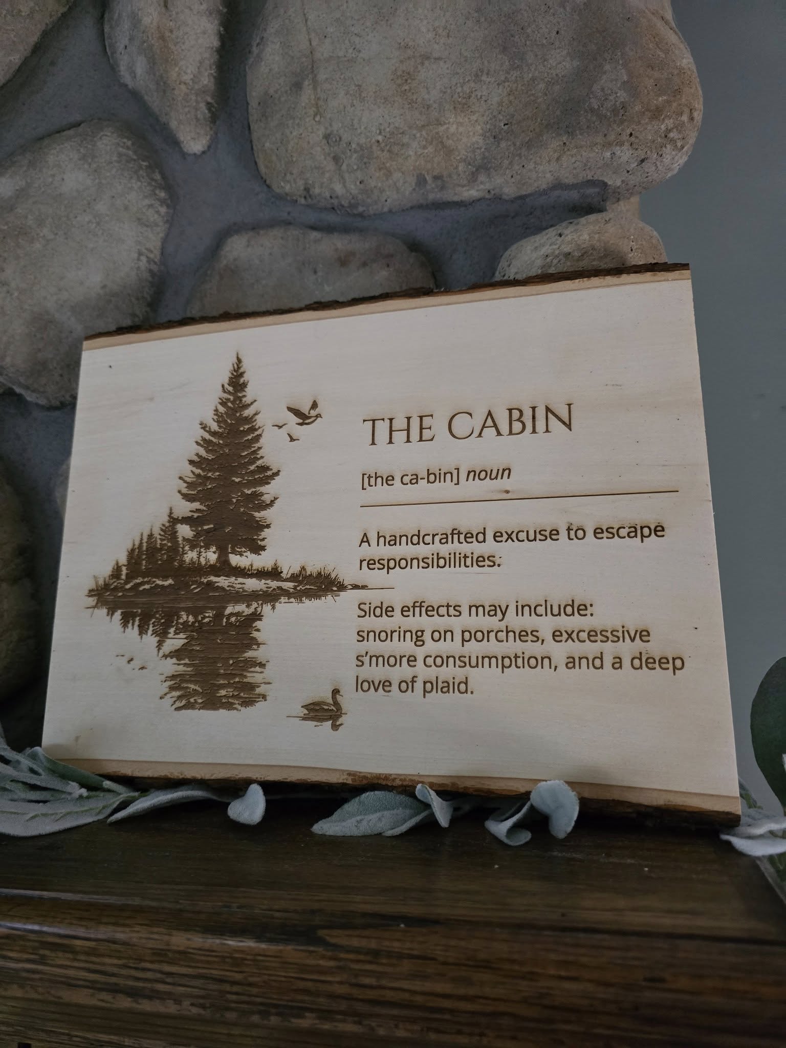 The Cabin Sign