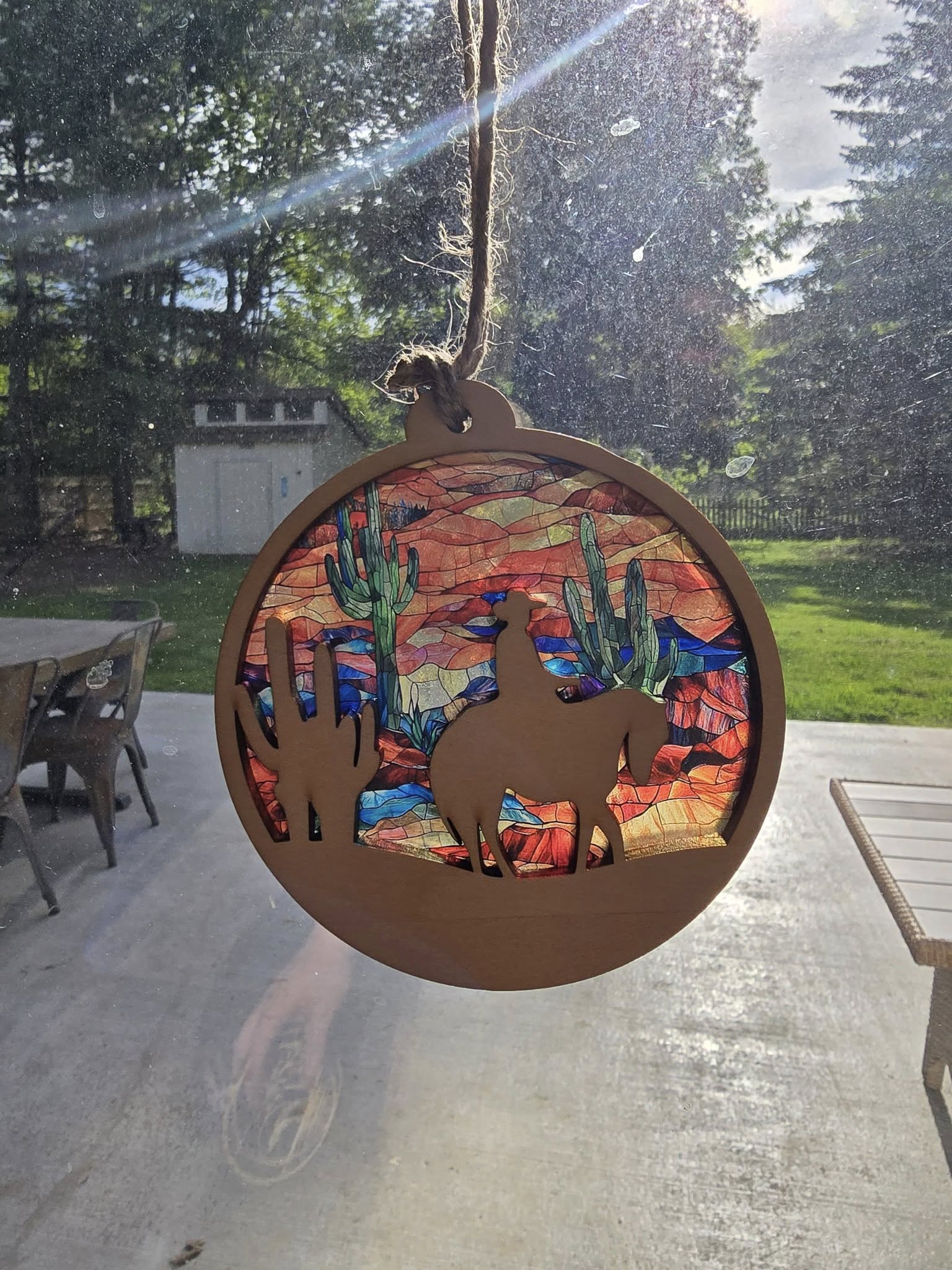 Cowboy Sun Catcher