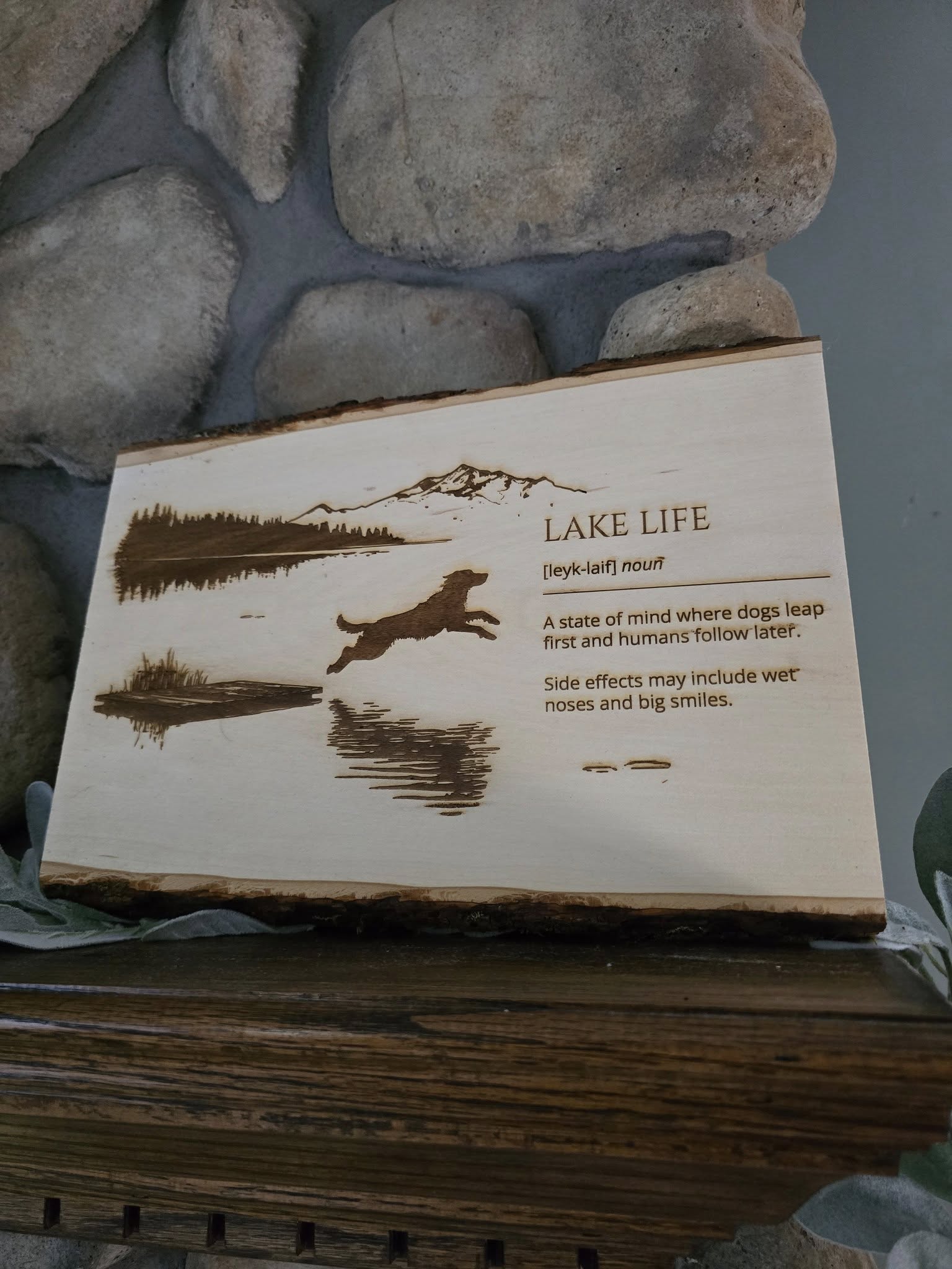 Lake Life Sign