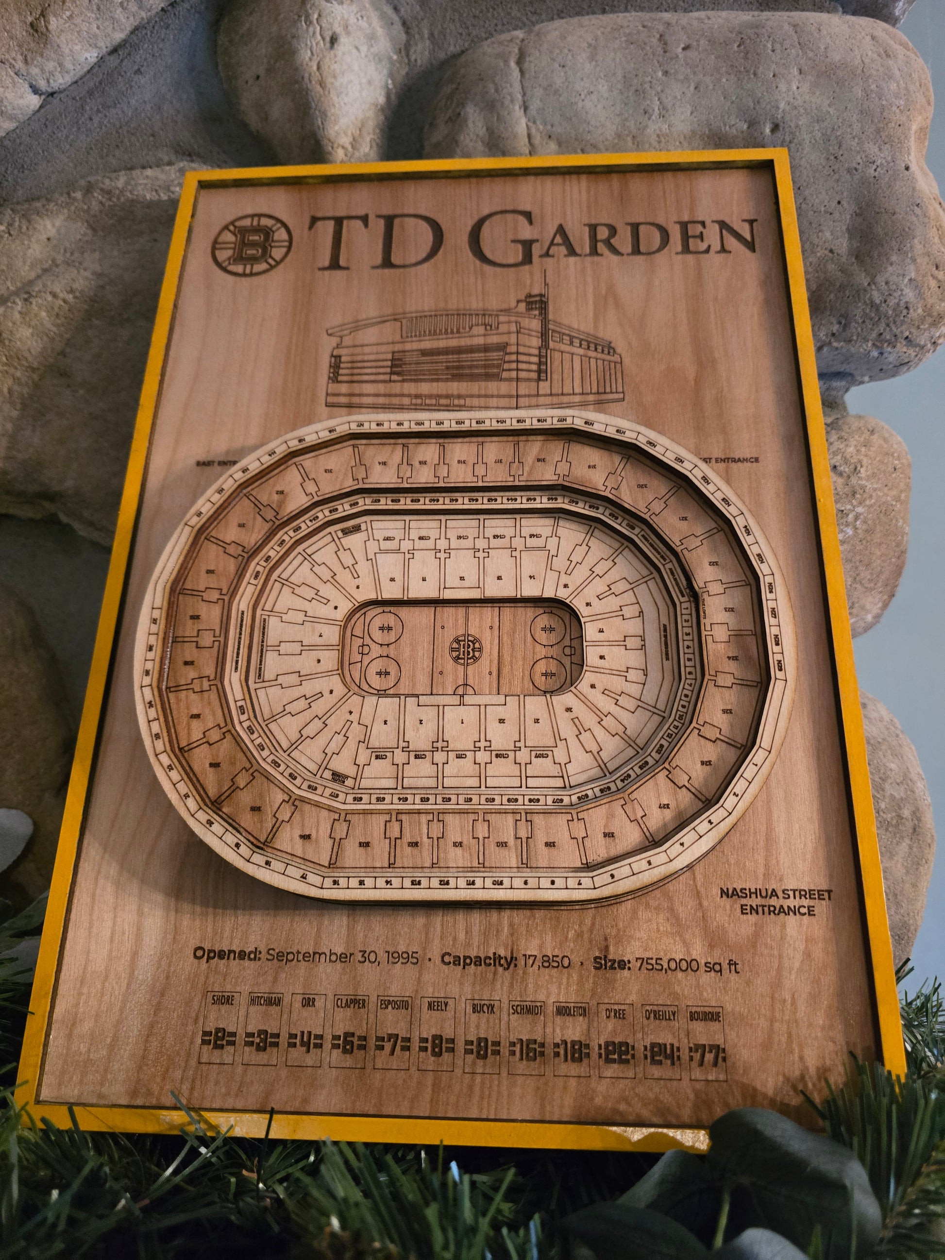 TD Garden seating chard