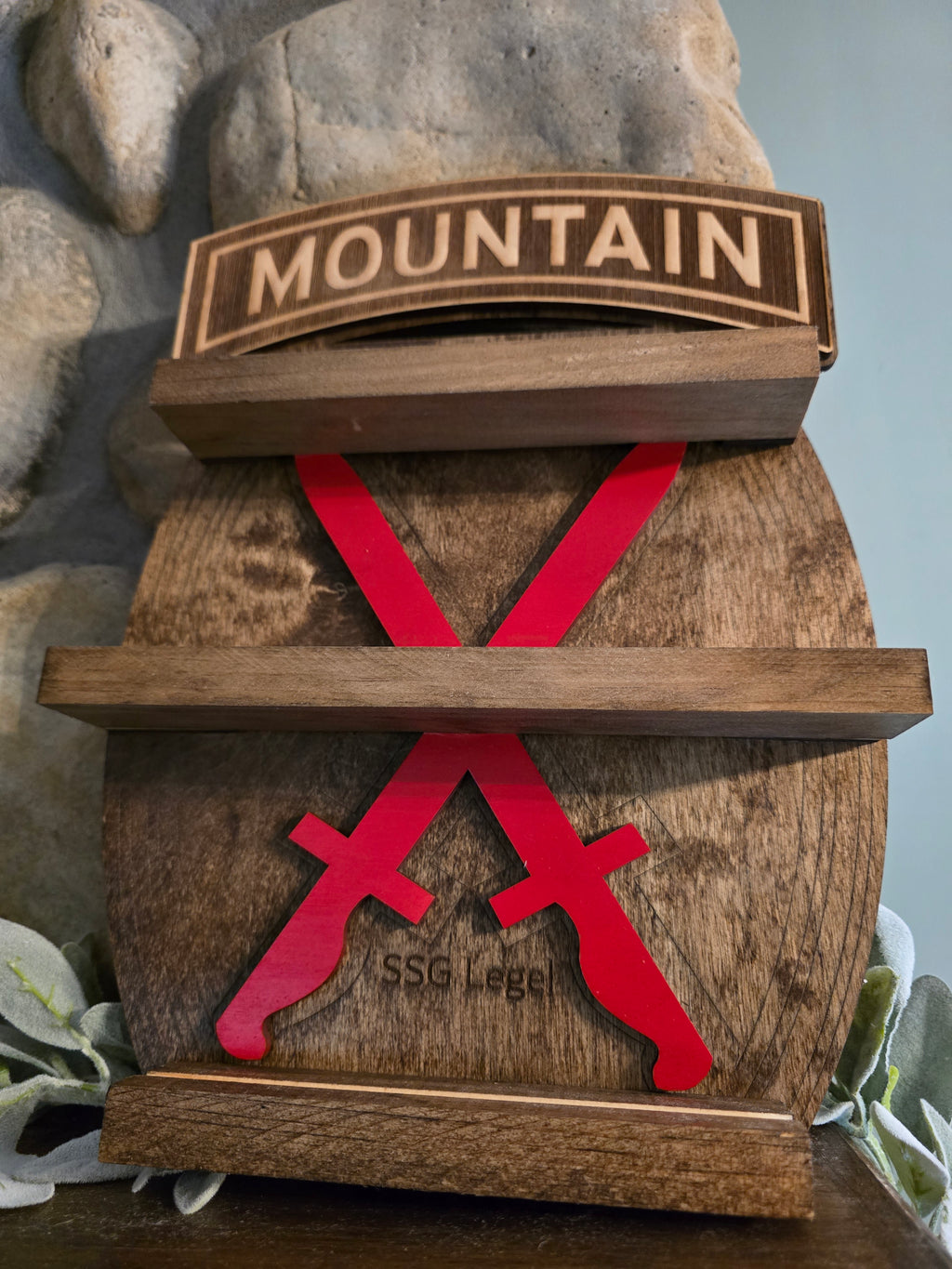 10th Mountain Coin shelf