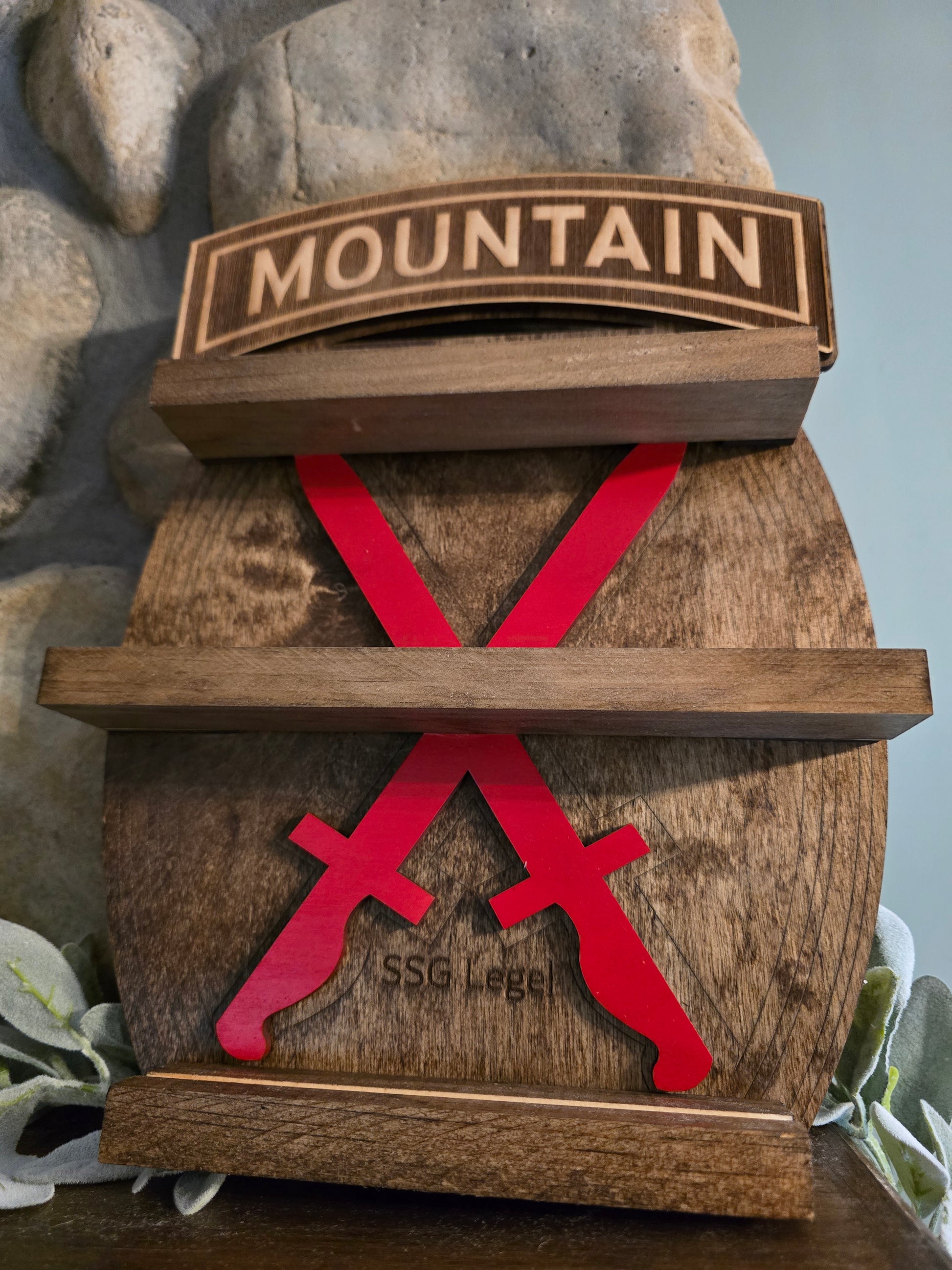 10th Mountain Coin shelf